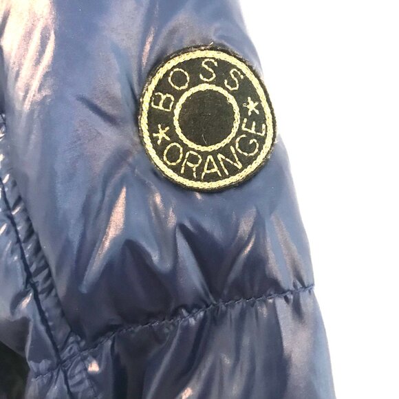 Hugo Boss puffer jacket detachable hood logo adjustable waist luxury designer - Picture 4 of 16